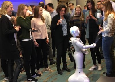 Meet and greet with Pepper robot