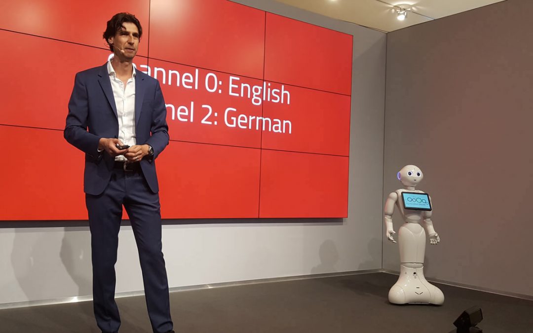 Speaker Randall van Poelvoorde, exponential technology and robots